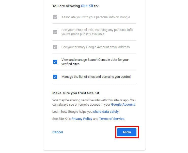 Sit Kit requesting to Access your personal and web data