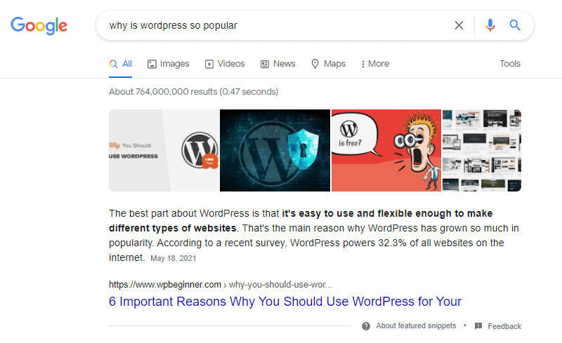 featured snippet in related post optimize content for featured snippet