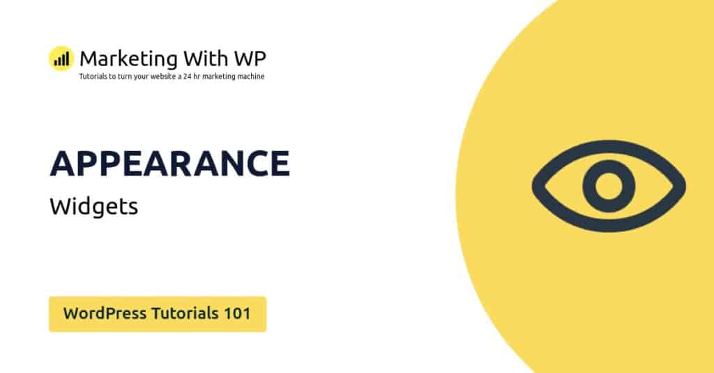 widgets wordpress tutorials 101