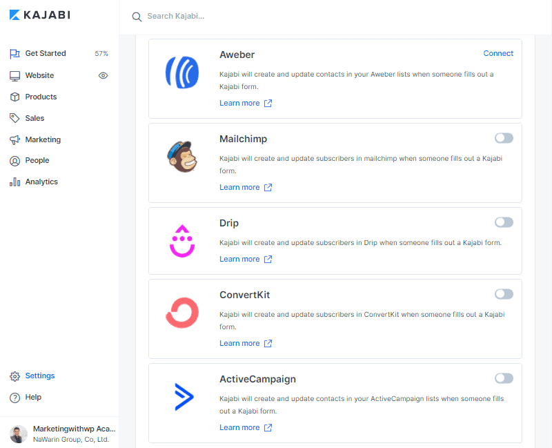 kajabi review integrations