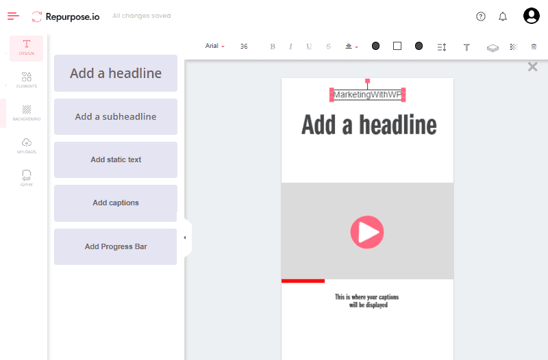 repurpose review interface for creating template