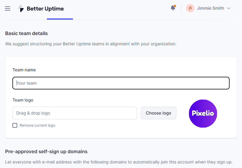 better uptime review inviting team members